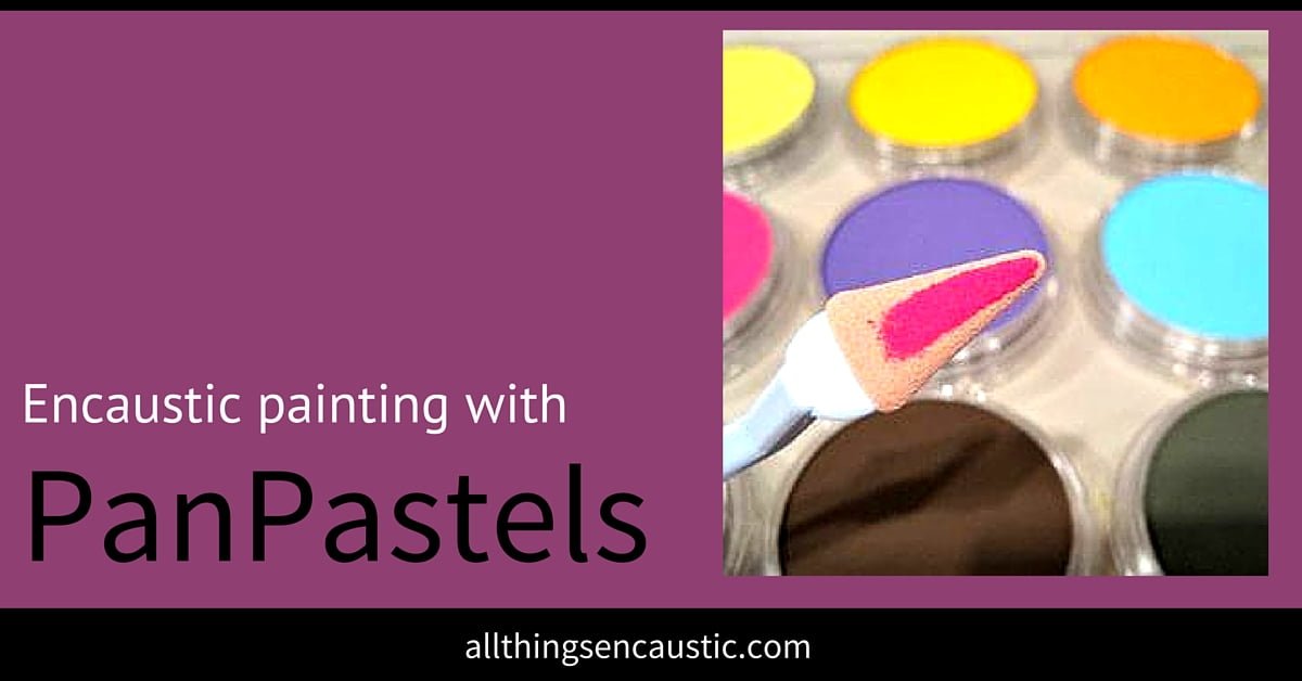Encaustic painting with PanPastels